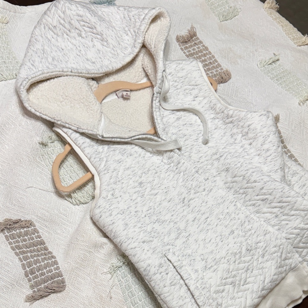 Merona Cream Fleece Vest